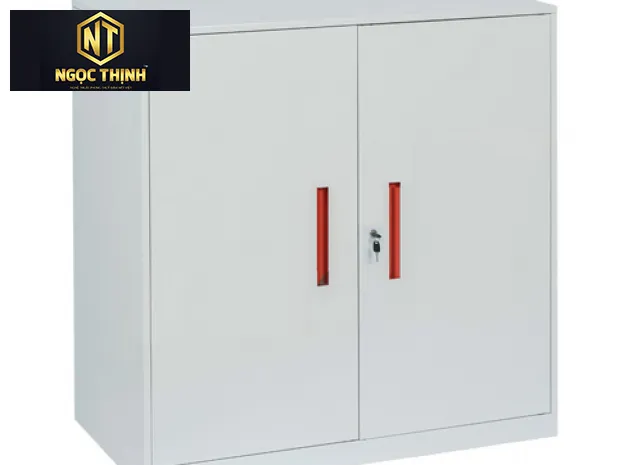 Tủ hồ sơ thấp cánh mở, thép sơn tĩnh điện màu trắng TU06BD Tủ hồ sơ thấp cánh mở, thép sơn tĩnh điện màu trắng TU06BD